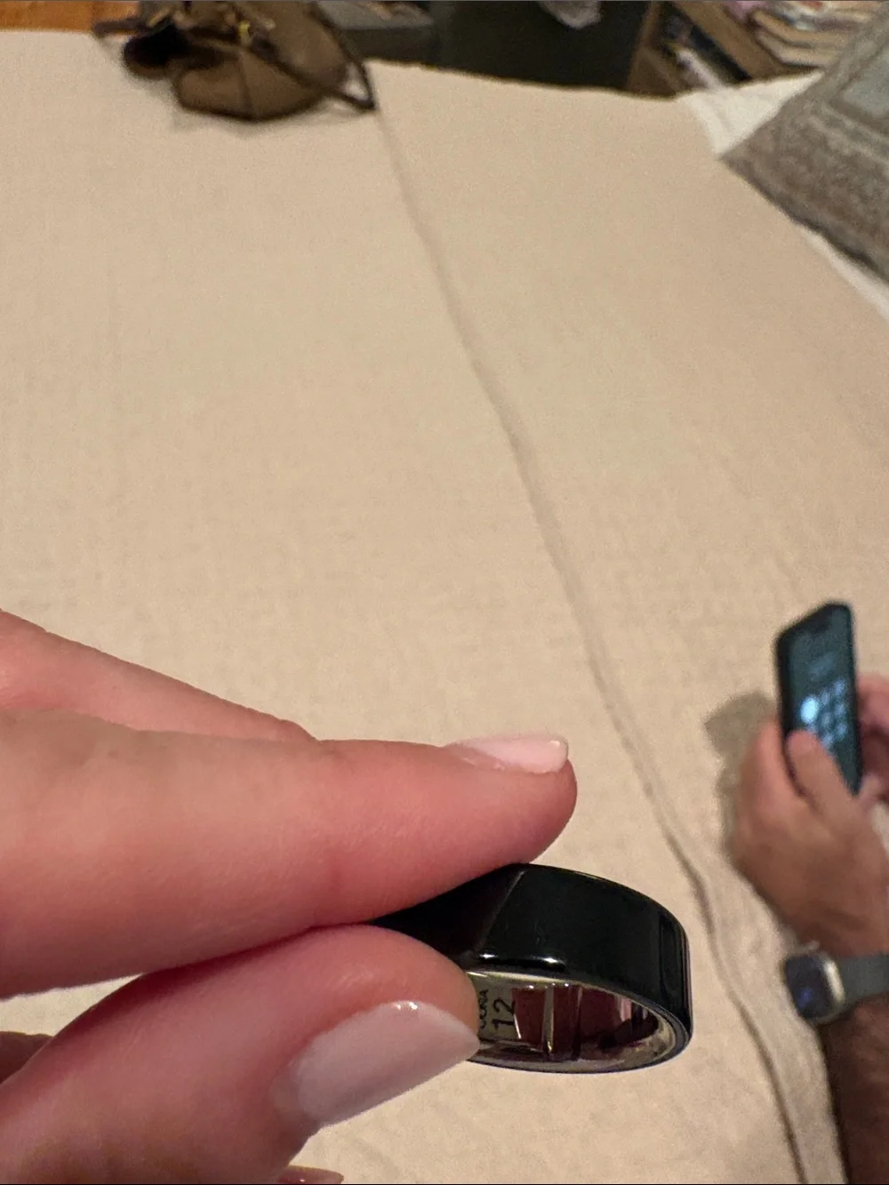 Oura 4 black ring size 12